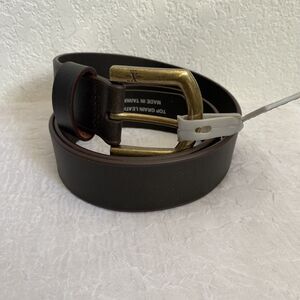 HD Xtreme Work Belt NWT Brown Leather w Heavy Duty Brass Buckle Sz 36